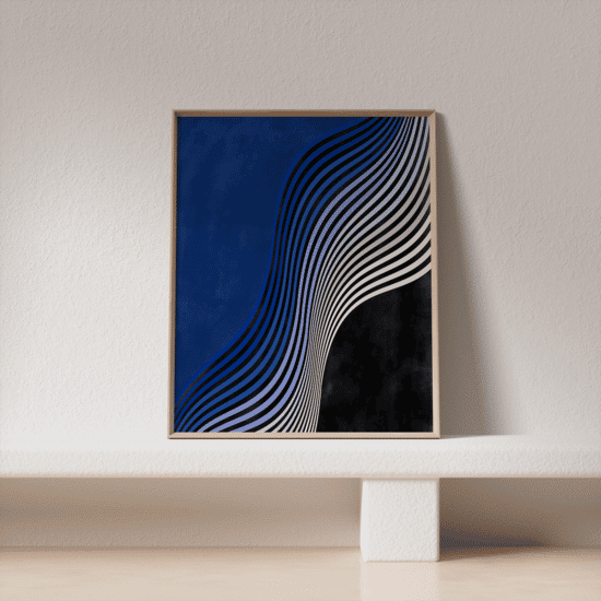 Bold Swirls Poster No.2 - Image 3