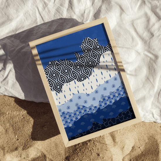Painted Sea Poster No.1 - Image 4
