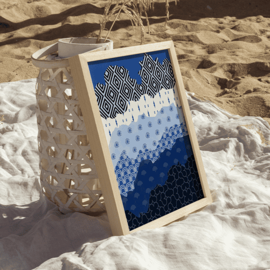 Painted Sea Poster No.2 - Image 4
