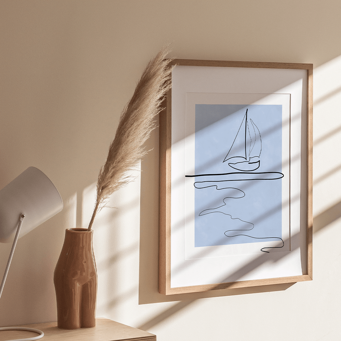 Single Line Art Landscape Poster No.2 - Image 3