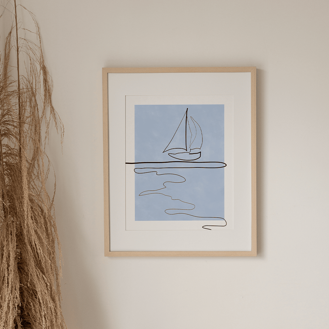 Single Line Art Landscape Poster No.2 - Image 4