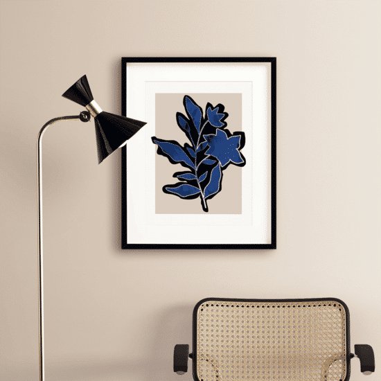 Blue Botanical Poster No.1 - Image 5