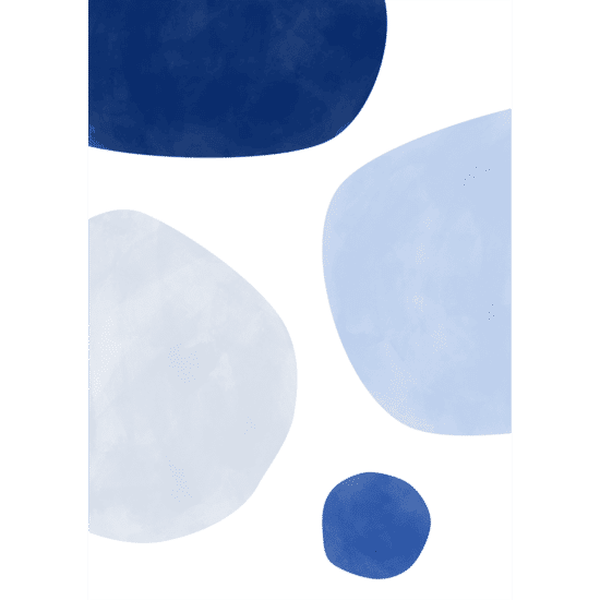 Abstract Blue Poster No.2