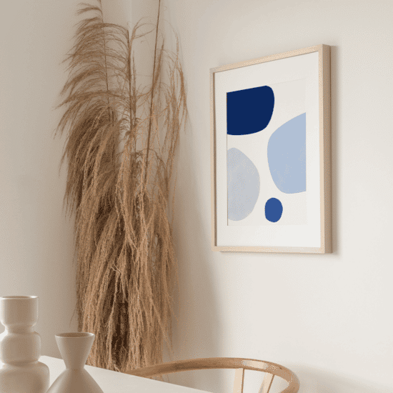 Abstract Blue Poster No.2 - Image 2