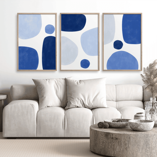 Abstract Blue Poster No.2 - Image 5
