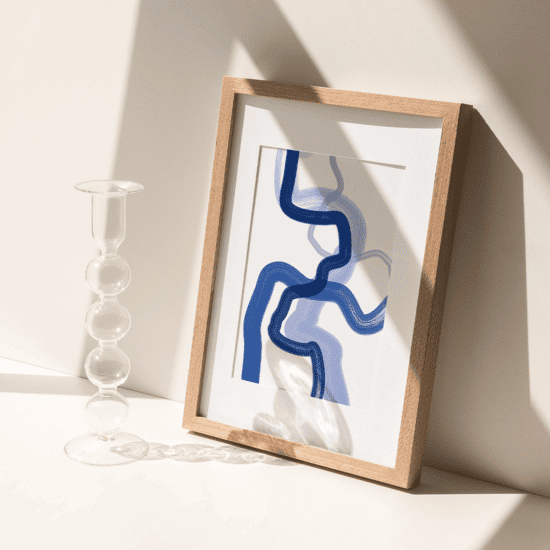 Blue Lines Poster No.2 - Image 4