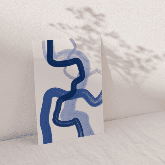 Blue Lines Poster No.2 - Image 5